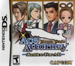 Cover Phoenix Wright: Ace Attorney: Justice for All