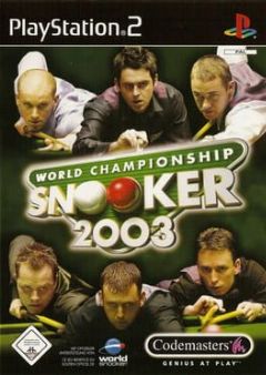 Cover World Championship Snooker 2003